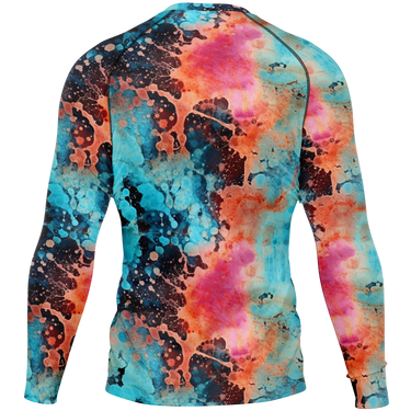 Chokefish™ Long Sleeve Rashguard Acid-Wash Men's Shirt-005